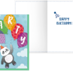 Bear Happy Birthday Card