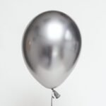 Silver Chrome Qualatex Latex Balloon