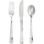 Silver Metallic Cutlery