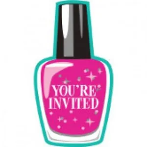 Sparkle Spa Invitation