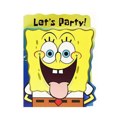 Spongebob Invitations