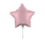 Star Air Filled Balloons Classic Pink 6inches