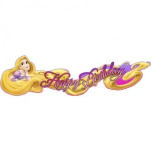 Tangled Sparkle Birthday Banner