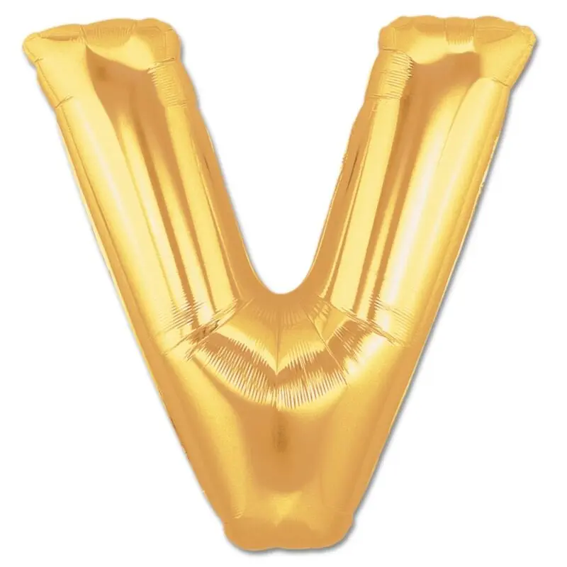 32inches Foil Balloon - Alphabet V - Image 2