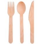 6inches Disposable Wooden Cutlery 30pcs /pack