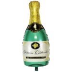 Champagne bottle Foil Balloon 36in