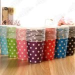 Polka Dot paper Cups 10/pack