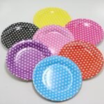 7inches Polka Dot paper plate 10/pack