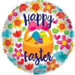18inches Easter Flowers Around Foil Balloon