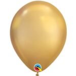 Qualatex Gold Chrome Latex Balloons 