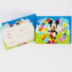 Mickey Invites 6/pack