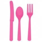 Pink Cutlery Set 24/pack