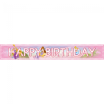 Princess Happy Birthday Foil Banner