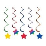 Rainbow Dizzy Danglers 5/pack