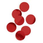 Red Metallic Confetti 2.3cm