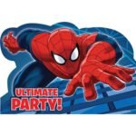 Spiderman Hero Dream Party Invitation and Thank You Notes 8/pack