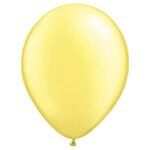 5inches Pastel Yellow Latex 100/pack