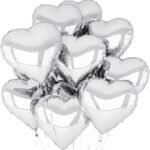 18inches Silver Heart Shape Foil Balloon