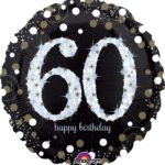 18inches Sparkling Birthday 60th Balloon 