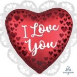 23inches Satin Sangria Love Super Shape Foil Balloon 