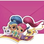 Shimmer and Shine Invitations with Envelopes 6/pack