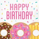 Donut Time HBD Lunch Napkin 16/pack
