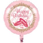 18in Ballerina Foil Balloon
