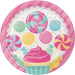 Candy Party Dinner Plate 8/pack