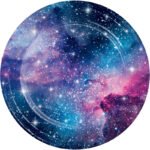 Galaxy Space Party Paper Plate 8/pack