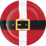 Santa fun Lunch Plate 8/pack