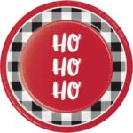 Santa fun Dinner Plate 8/pack
