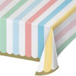 Multi Stripe Pastel Table Cover
