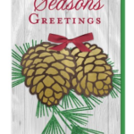 Season's Greeting With Cone Card