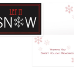 Let It Snow Christmas Card