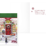Snow House Christmas Card