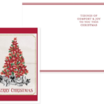 Floral Merry Christmas Card