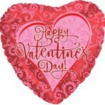 18inches Valentine's Day Pink Lace