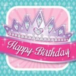 Princess Happy Birthday Napkin 16/pack