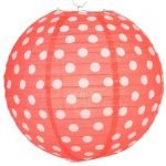 Red Polka Dot Paper Lantern