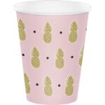 Pineapple Paper Cup 8/pack