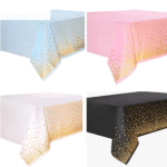 Gold Dot Printed Table Cover