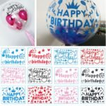 Happy Birthday Balloon Sticker