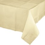 Ivory Plastic Tablecover