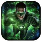 7inches Green Lantern Square Plate 8/pack