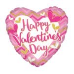 18inches Pink Chevrons Valentine