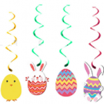 Easter Swirl Decorations 6/pack