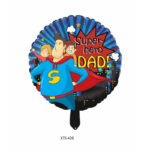 18inches Super Hero Dad Foil Balloon