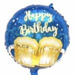 18inches Happy Birthday Beer Foil Balloon