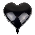 18inches Black Heart Foil Balloon