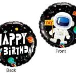 18inches Happy Birthday Galaxy Foil Balloon